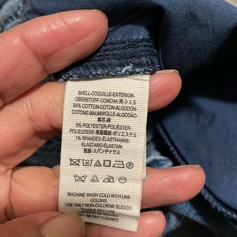 Free People Jax Blue Denim Jumpsuit/ Overalls with Front Zipper - Picture 8 of 9